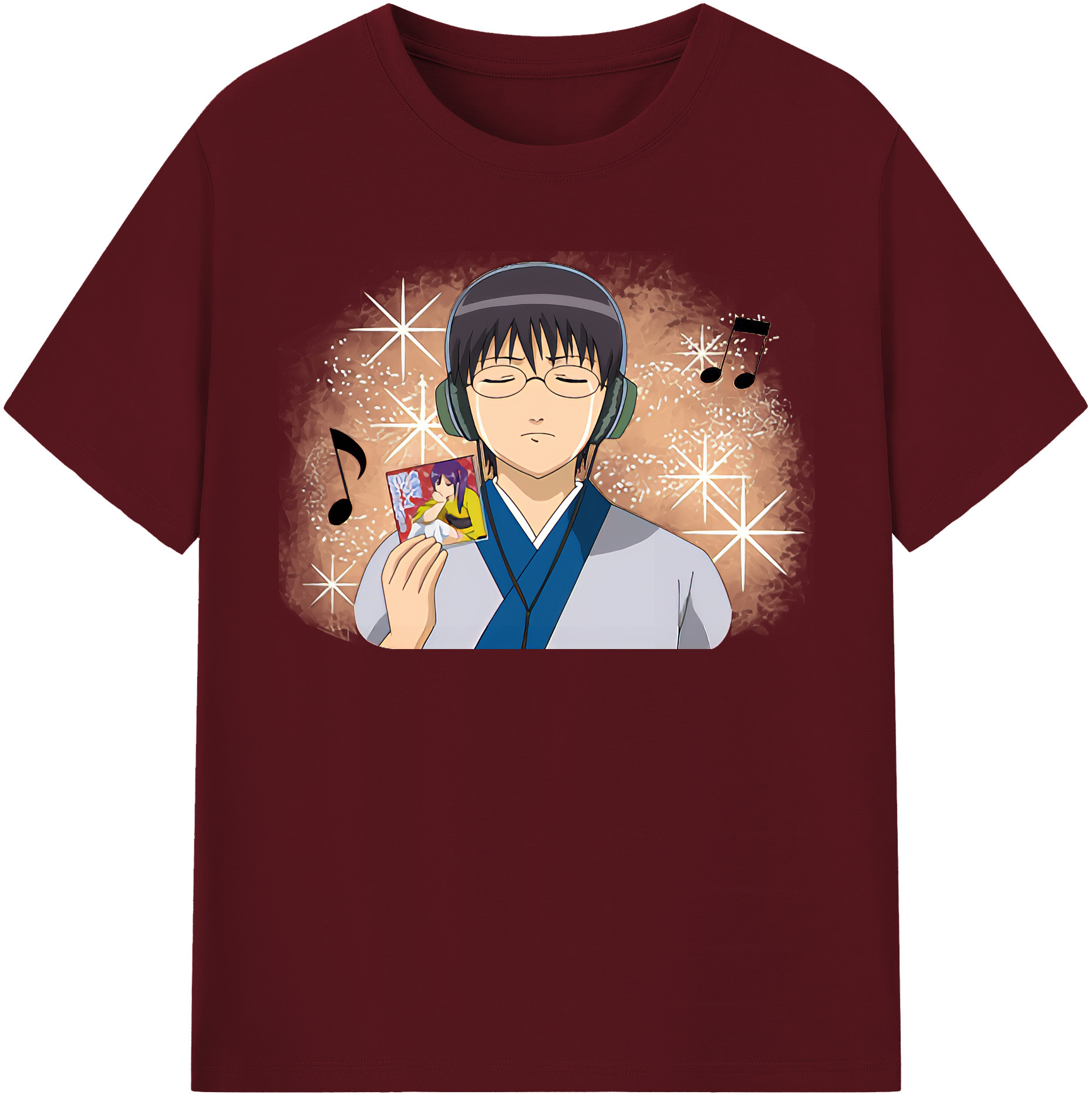 （画像用） ぎんたま 坂田銀時（さかたぎんとき） 神楽 志村新八（しむら しんぱち） GINTAMA Sakata Gintoki Kagura Shimura Shinpachi 綿100％半袖Tシャツ（フロントプリント）